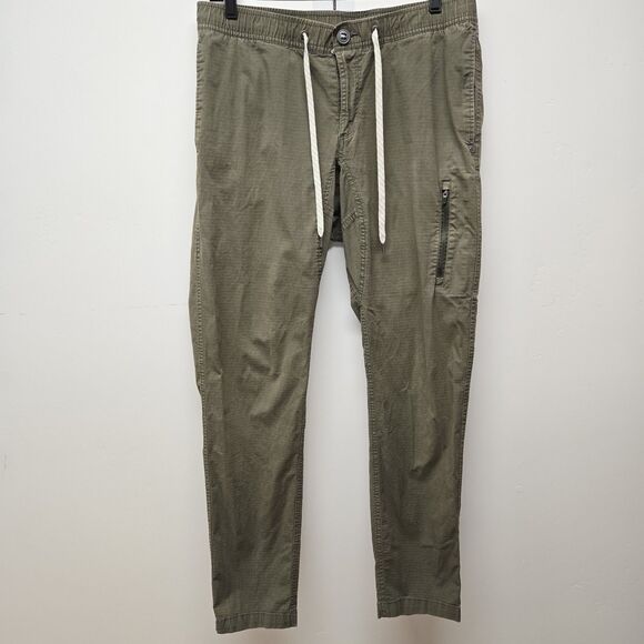 Vuori Pants Mens Large Green Ripstop Outdoor Gorpcore Hiking Utility Preppy - Picture 1 of 11